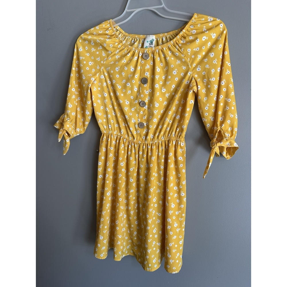 Girls Lily Bleu Dress Size 12 Floral Print Cottage Core